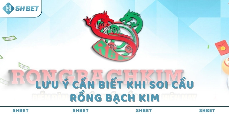 Lưu ý cần biết khi soi cầu Rồng Bạch Kim